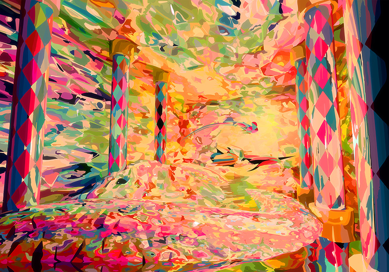 The Shimmering Rainbow Palace